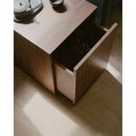 New Works Mass side table with drawer, walnut