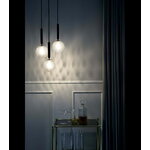 Nuura Miira 3 pendant, rock grey - optic clear, decoration image