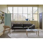 Muuto Outline sofa, 3-seater, black metal - Refine leather black, decoration image