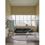 Muuto Outline sofa, 3-seater, black metal - Refine leather black, decoration image