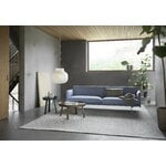 Muuto Around coffee table, large, stained dark brown