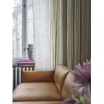 Muuto Outline sofa, 3-seater, black - Refine leather cognac, decoration image