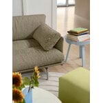 Muuto Outline Soft sofá, 3 plazas, aluminio pulido - Clay 15 marrón, imagen de decoración