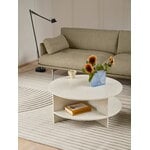 Muuto Outline Soft sofá, 3 plazas, aluminio pulido - Clay 15 marrón, imagen de decoración