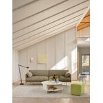 Muuto Outline Soft sofá, 3 plazas, aluminio pulido - Clay 15 marrón, imagen de decoración