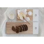 Muoto Collection Pala cutting board, medium, white - ash