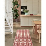 Pappelina Anya runner rug, brick - pearl pink, decoration image