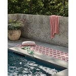 Pappelina Anya runner rug, brick - pearl pink, decoration image