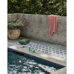 Pappelina Anya runner rug, river blue - vanilla, decoration image