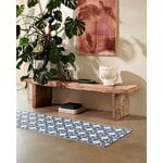 Pappelina Anya runner rug, river blue - vanilla, decoration image