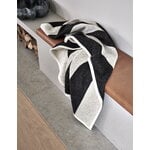 Pappelina Bob rug, 70 x 225 cm, black - vanilla, decoration image