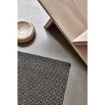 Pappelina Emm rug, 70 x 240 cm, black - linen metallic, decoration image