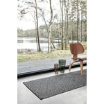 Pappelina Emm rug, 70 x 240 cm, black - linen metallic, decoration image