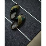 Pappelina Lea runner rug, black - misty mint - vanilla, decoration image