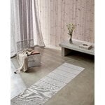 Pappelina Lea runner rug, linen - pine - vanilla, decoration image