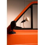 Flos Parentesi 50 floor lamp, orange, dimmable