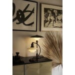 Louis Poulsen PH 2/2 Luna table lamp, aged brass - opal white, decoration image