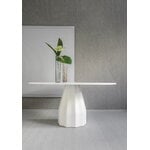 Viccarbe Burin table, 120 cm, white - lacquered white