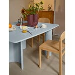 Muuto Re-norm table, 130 x 120 cm, light blue, decoration image