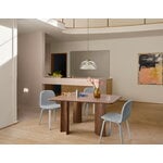 Muuto Re-norm table, 130 x 120 cm, lacquered walnut, decoration image