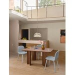 Muuto Re-norm table, 130 x 120 cm, lacquered walnut, decoration image