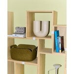 Muuto Stacked bookcase, configuration 3, oak, decoration image