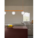 Muuto Rime rail lamp, orange, decoration image