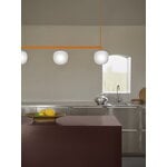 Muuto Rime rail lamp, orange, decoration image