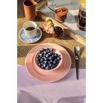 Marimekko Oiva - Unikko plate 13,5 cm, white - sky blue