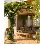 Muuto Settle Outdoor sofa, w/o armrests, 3-seater, Ribbed Weave 5 - taupe, decoration image