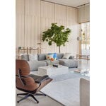 Vitra Eames Lounge Chair, uusi koko, pähkinä - musta nahka