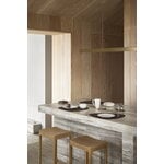 LIND DNA Tovaglietta Curve, 37 x 44 cm, nocciola in pelle Corduroy, immagine decorativa