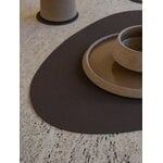 LIND DNA Tovaglietta Curve, 37 x 44 cm, nocciola in pelle Corduroy, immagine decorativa