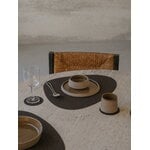LIND DNA Tovaglietta Curve, 37 x 44 cm, nocciola in pelle Corduroy, immagine decorativa