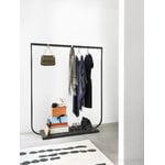 Asplund Tati coat rack, large, char grey - Carrara