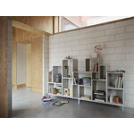 Muuto Stacked bookcase, configuration 3, grey, decoration image