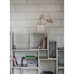 Muuto Stacked shelf module, medium, light grey, decoration image