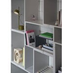 Muuto Stacked shelf module, medium, light grey, decoration image