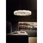 Stilnovo Honey pendant, round, 110 cm, white, decoration image
