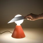 Stilnovo Fante table lamp, brick - white, decoration image