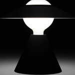 Stilnovo Fante table lamp, black - white, decoration image