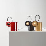 Stilnovo Minibox table lamp, polished red, decoration image