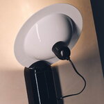 Stilnovo Lampiatta table/ wall lamp, polished black, decoration image