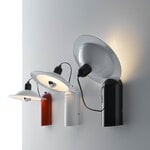 Stilnovo Lampiatta table/ wall lamp, polished red, decoration image