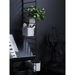 String Furniture Mensola per riviste String, 78 x 30 cm, frassino tinto nero