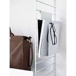 String Furniture String metal shelf, 78 x 30 cm, high, white