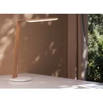Tunto Lampe de table Swan, 2 700 K, chêne