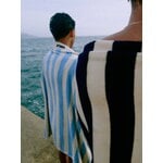 Tekla Beach towel, 100 x 180 cm, isle blue stripes