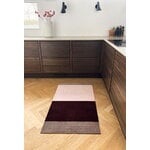Tica Copenhagen Tapis Stripes horizontal, 67 x 120 cm, sable - bordeaux - rose, image décorative