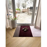 Tica Copenhagen Tapis Stripes horizontal, 67 x 120 cm, sable - bordeaux - rose, image décorative